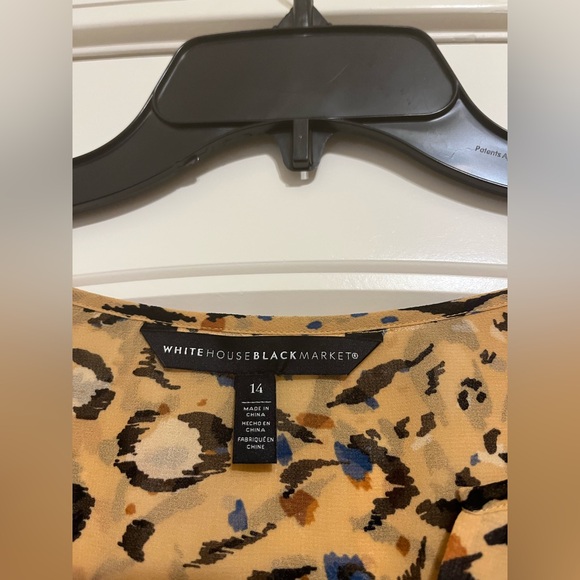 WHBM Leopard Print Blouson Dress. - Picture 8 of 9